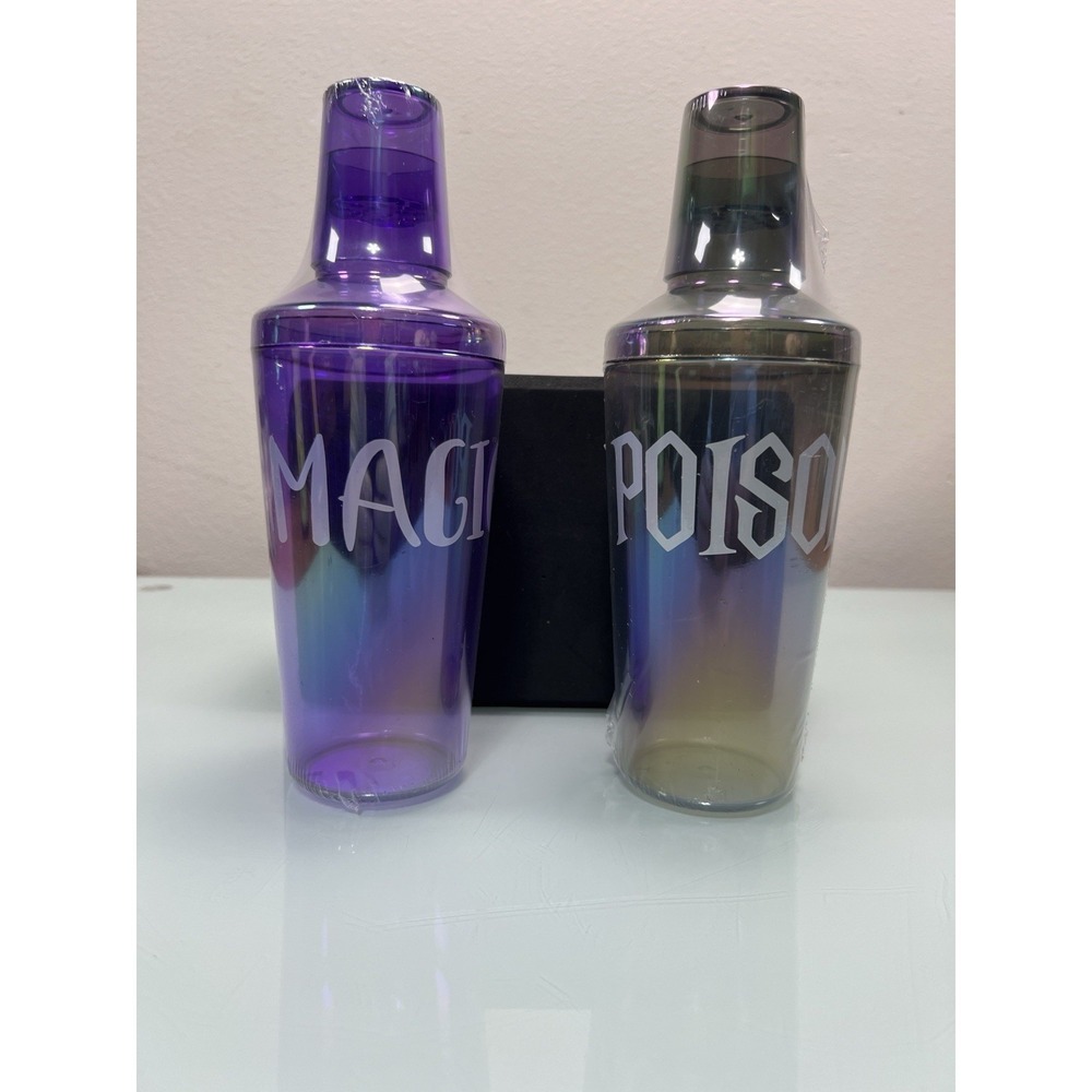 Y2K Iridescent Drink Shaker Set Magic Poison Goth Halloween‎ Bar Decor